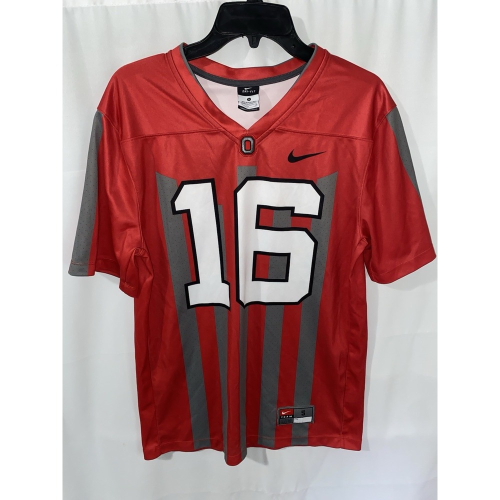 Ohio State Buckeyes Jersey Mens Small Nike #16 JT Barrett 1916 Throwback 2016